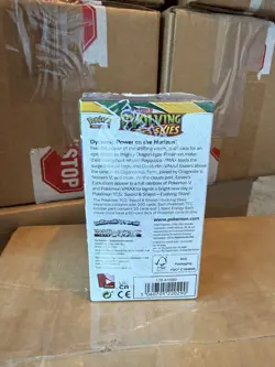 Evolving Skies Half Booster Box Sealed Pokemon TCG 18 Packs New and Sealed UK - Image 4
