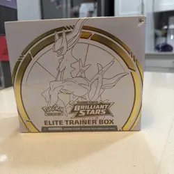 Pokemon TCG Brilliant Stars Elite Trainer Box ETB Factory Sealed 820650870125 - Image 1
