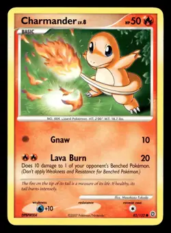 Charmander 82/132 Common Secret Wonders Pokemon LP - Image 1