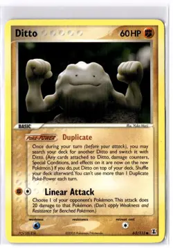 Ditto (Geodude) 62/113 EX Delta Species Rare Pokemon TCG Non Holo - LP - Image 1