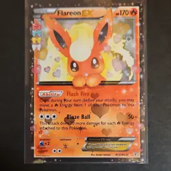 Pokemon Flareon EX Ultra Rare Holo RC6/RC32 Generations Basic 170 HP English - Image 1