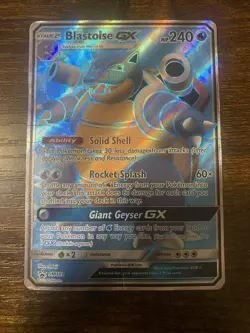 Pokemon Blastoise GX SM Promos SM189 Promo Full Art Holo Stage 2 240 HP - Image 1