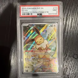 2025 Pokemon SVP Eevee Promo #173 Prismatic PSA 9 - Image 1