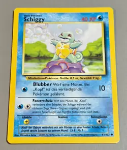 Schiggy # 63/102 Common Basis Set 1999 Pokemon Deutsch Near Mint Vintage - Image 2