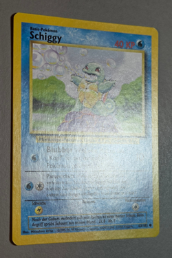 Schiggy # 63/102 Common Basis Set 1999 Pokemon Deutsch Near Mint Vintage - Image 3