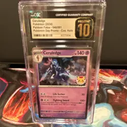 Pokemon TCG Ceruledge 040/091 Paldean Fates Promo Cosmos Holo CGC Pristine 10 - Image 1