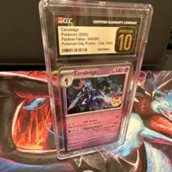 Pokemon TCG Ceruledge 040/091 Paldean Fates Promo Cosmos Holo CGC Pristine 10 - Image 4