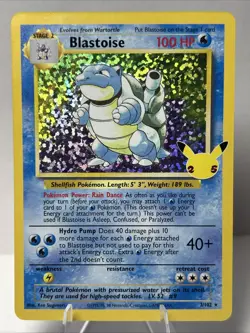 Near Mint 2021 Pokemon Celebrations: Classic Collection Base Set Blastoise 2/102 - Image 1