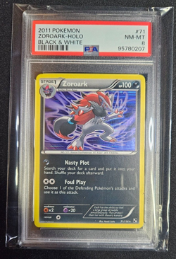 2011 Pokemon - Zoroark - Holo - Black & White - 71/114 - PSA 8 Near Mint-Mint - Image 4