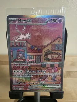 Mew ex SVP 053 Pokemon TCG Scarlet Violet 151 Black Star Promo Full Art SEALED - Image 1