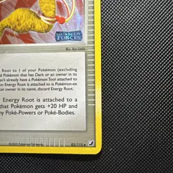 Pokemon Card - Energy Root Unseen Forces 83/115 Reverse Holo Stamped LP/MP - Image 5
