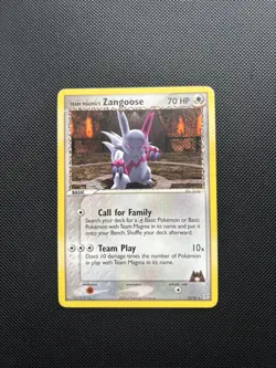 Pokemon Card EX Team Magma vs Team Aqua Team Magma's Zangoose 23/95 Rare - Image 1
