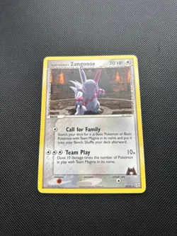 Pokemon Card EX Team Magma vs Team Aqua Team Magma's Zangoose 23/95 Rare - Image 2