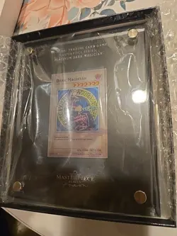 Yugioh Trading Card Game Platinum Dark Magician Masterpiece Series #0343/1000 US - Image 3