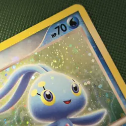 WHOLE SWIRL 🌀💫 BLEED ERROR Manaphy 4/12 Diamond Kit Holo Cosmos Pokemon Card - Image 3