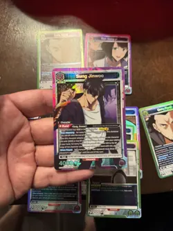 Union Arena Solo Leveling Sung Jinwoo card Super Rare SR UE17BT/SLG-1-021 NM - Image 1