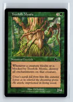 (2x) TREEFOLK MYSTIC – MTG Magic the Gathering Card – Urza's Legacy – Common - Image 1