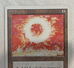 1x Sol Ring Revised MTG Magic the Gathering MP/LP - Image 2