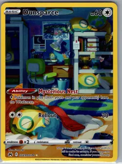 Dunsparce GG23/GG70 Crown Zenith: Galarian Gallery - Pokemon Card - NM - Image 1
