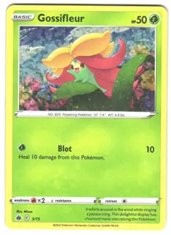 Pokemon McDonald's Promos 2022 Gossifleur - 3/15 #003/015 LP Promo - Image 1