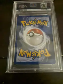 Pokemon Team Rocket Dark Alakazam Holo Rare 1/82 PSA 8 English 2000 - Image 2