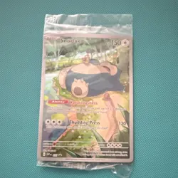 Pokemon Snorlax 051 Sv: Scarlet & Violet Promo Holo Basic 150 HP Thudding Press - Image 1