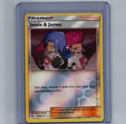 Pokemon TCG Jessie & James Holo Rare Hidden Fates 58/68 (NM) - Image 1