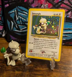 Pokemon 2001 🎨 Smeargle 11/75 Neo Discovery Holo ✨ With Swirl 🍥 - Image 1