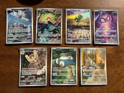 Lot of Pokemon Center Stamped Scarlet & Violet Promos Including 151 Snorlax - Image 1