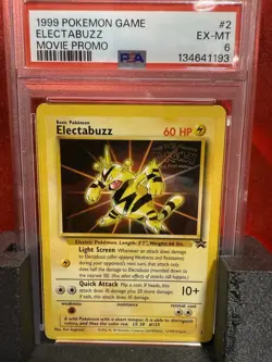1999 Pokemon Movie Promo Electabuzz #2 Black Star PSA 6 – Vintage TCG - Image 1
