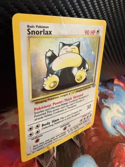 1999 Pokemon Jungle Snorlax 11/64 Holo HP Heavy Play WOTC Vintage - Image 4