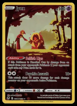 Jynx TG04/TG30 - Pokemon Silver Tempest Trainer Gallery - Holo Rare (NM) - Image 1
