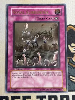 TLM-EN059 Royal Surrender 1st Edition Ultimate Rare YuGiOh! NM - Image 3