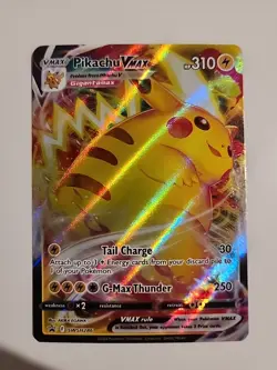 Pokemon TCG SWSH286 Pikachu VMAX Promo Card Sword & Shield - Image 1