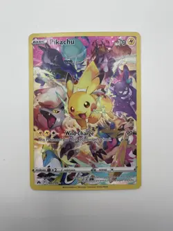 Pokemon TCG Pikachu 160/159 Crown Zenith Secret Rare Full Art Holo Card English - Image 2