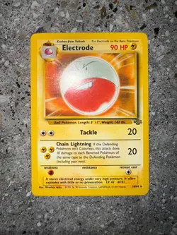 Pokemon TCG Cards Electrode 18/64 Jungle Rare LP - Image 3