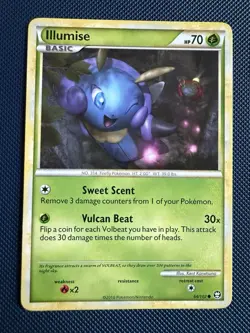 ILLUMISE 64/102 - TRIUMPHANT - 2010 Pokemon TCG Card HGSS Vintage - Image 1