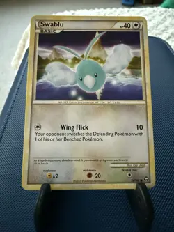Swablu 78/102 HGSS Triumphant Pokemon Card LP - Image 1