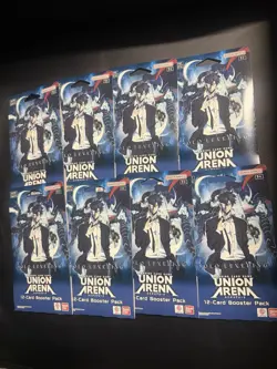Bandai Namco Union Arena Solo Leveling( 8 packs)12-Card Japanese Booster - Image 1
