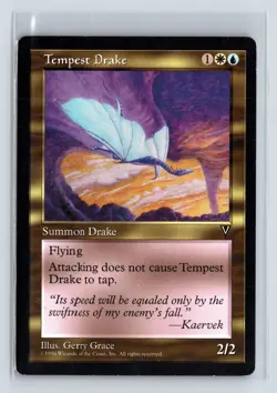(3x) TEMPEST DRAKE – MTG Magic the Gathering Card – Visions – Uncommon - Image 1