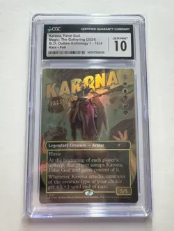 Magic the Gathering Karona, False God Foil Secret Lair Drop *CGC 10* - Image 1