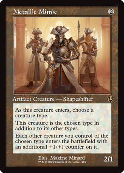 Metallic Mimic (Retro Frame) [Innistrad Remastered] Magic MTG - Image 1