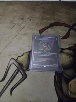 Donatello, The Brains (0085) (Borderless) (Pixel Surge Foil) TMNT Magic MTG - Image 2