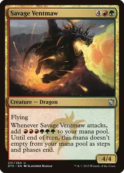 MTG Savage Ventmaw - Dragons of Tarkir 231 (C) - Image 1