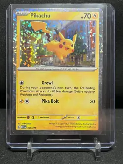 Pikachu 006/015 Holo Pokemon 2023 M23 Mcdonald's Promo NM - Image 1