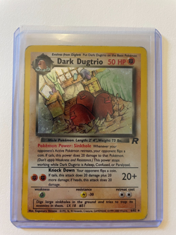 Pokemon Dark Dugtrio holo Team Rocket 6/82 2000 Wizards MP - Image 1