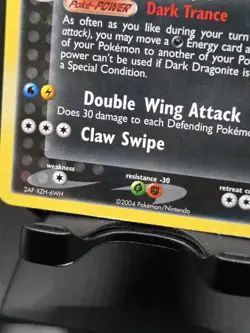 2004 Pokemon Dark Dragonite 15/109 EX Team Rocket Returns Holo NM-LP - Image 5