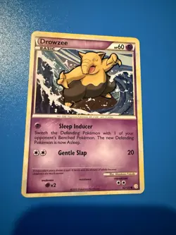 Pokemon TCG Drowzee Heartgold & Soulsilver 62/123 Regular Common NM - Image 1