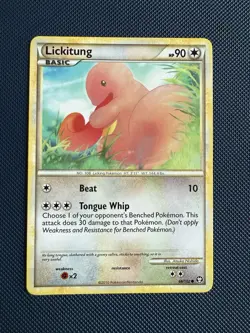 Lickitung 66/102, HGSS Triumphant, Pokemon, LP - Image 1