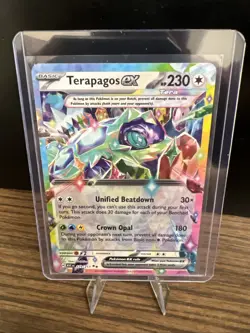 Terapagos ex 128/142 Sv07: Stellar Crown Holo Pokemon TCG (NM) - Image 1